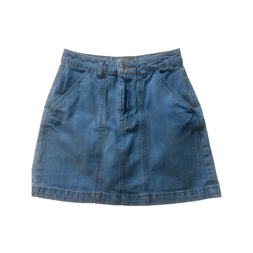 That's It Mini Denim Skirt Women's Junior Size 3 With Pockets